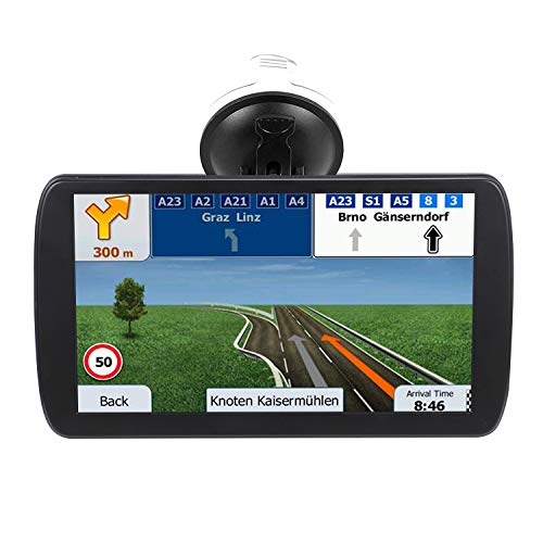 Car GPS, 9 inch Portable Navigation System for Cars, Lifetime Map Updates, Real