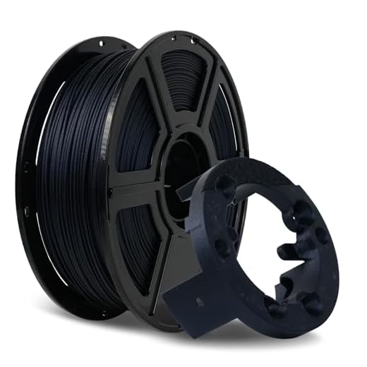 ⚡ FLASHFORGE Carbon Fiber PLA Filament 1.75mm Midnight Blue, Reinforced 3D Printer Filament 1kg, Lightweight & High-Strength PLA-CF Filament, Strong & Easy to Print