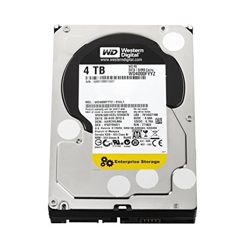 Disque dur WD 4TB 7.2K 3.5 SATA 6G neuf sous emballage d'usine WD4000FYYZ