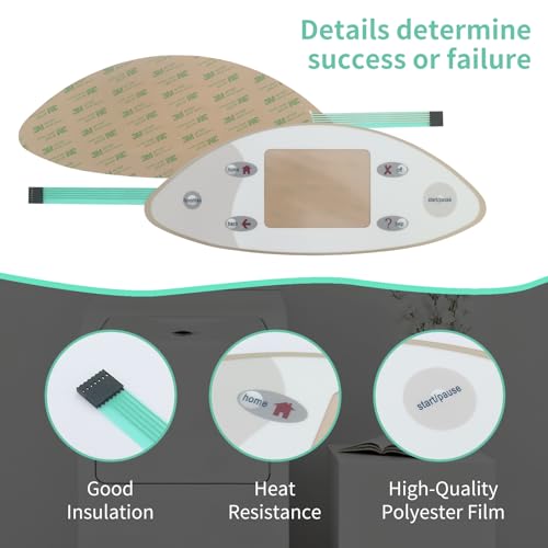 Panneau de commande tactile 50 de haute précision pour interrupteur de sèche-linge