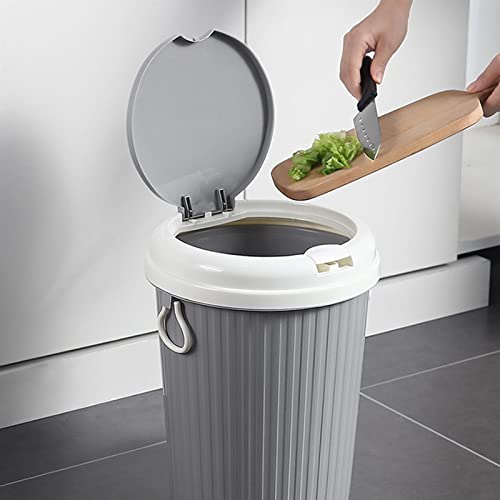 Bote de basura para separar residuos en espacios pequeños cubo de plástico rectangular C 6