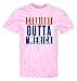 Mens Straight Outta Merica - USA American Flag T-shirt