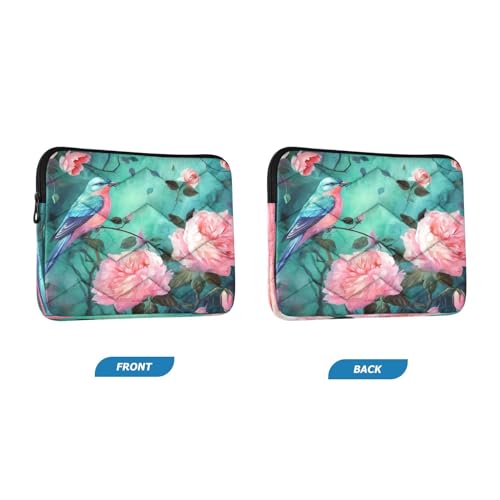 Funda para Laptop 13-14 Pulgadas Impermeable Verde Pájaro miniatura 2