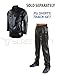 SCREENSHOT-P61300 Mens PU Urban Premium Track Pants - Vegan Leather Athletic Active Streetwear Fashion Bottoms-Black-Medium