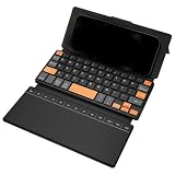 YUEHISY Teclado Bluetooth Portátil con Trackpad, Soporte
