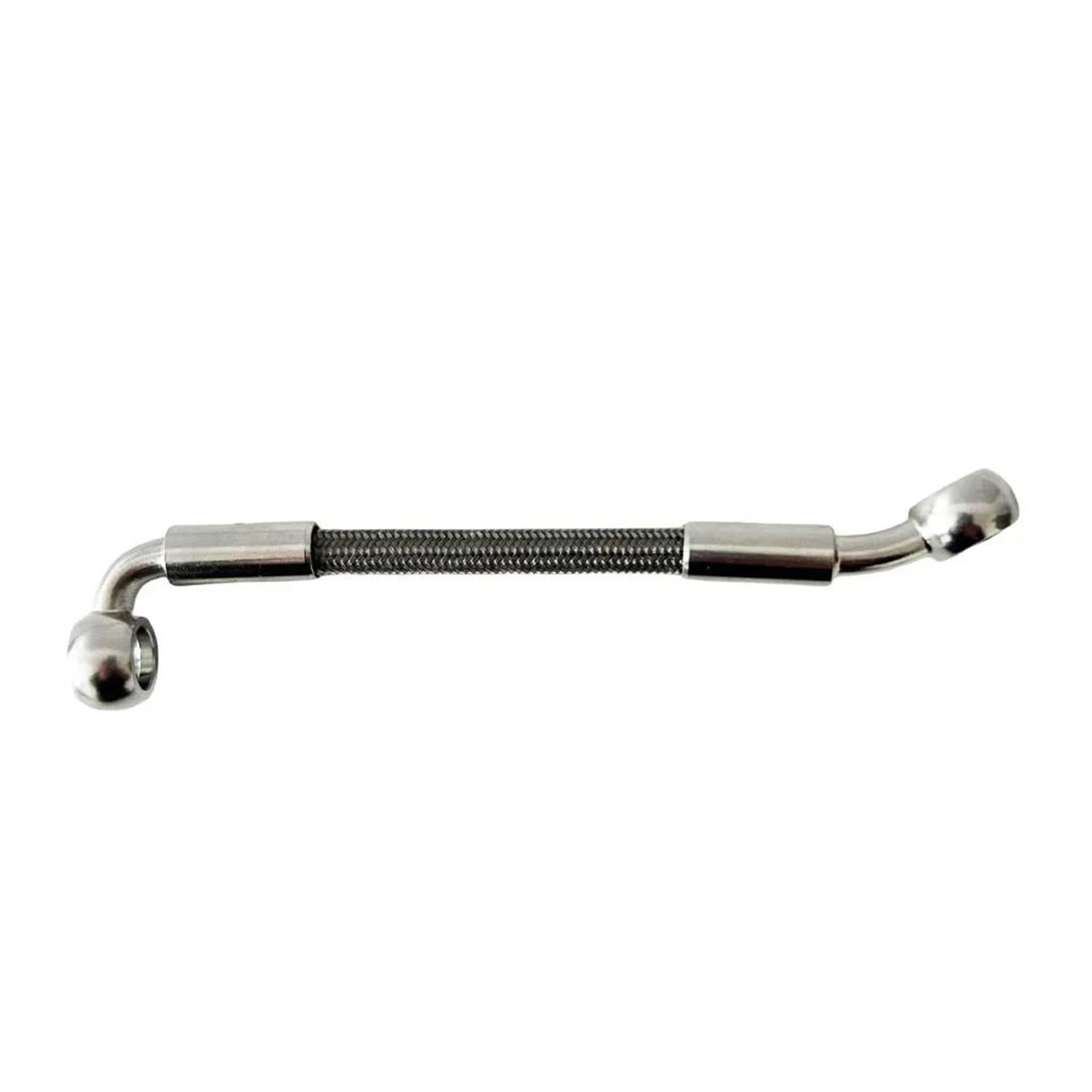 Hydraulic Brake Hose M10 Banjo 28°-90° Motorcycle Braided Brake Clutch Oil Hose Hydraulic Flexible Tube Line Pipe Accessories(130CM)