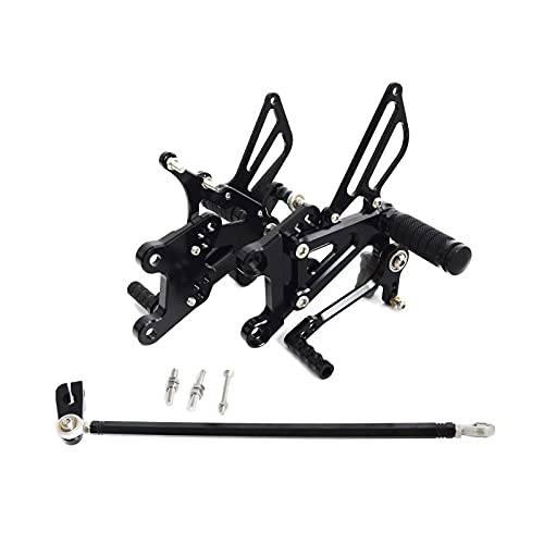 Repose-Pieds Moto pour Yamaha YZF-R125 Commandes Reculées en Aluminium