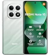 XIAOMI REDMI Note 15 - Smartphone de 8+256GB, Pantalla AMOLED FHD+ de 6,77", MediaTek Helio G100-...