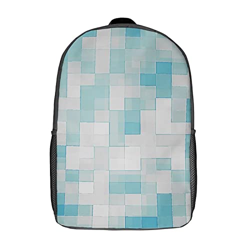 Sac à dos d'école 17 pouces avec imprimé 3D artistique pour adolescents