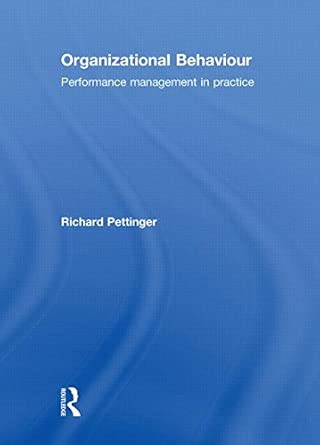 Organizational Behaviour: Performance Management in Practice book cover