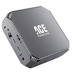 ACEMAGICIAN Mini PC, Intel N5095(up to 2.9GHz) Mini Computers, 12GB DDR4 RAM 256GB SSD, Dual HDMI 4K Screen Display, 2.4/5G WiFi & BT4.2, Gigabit Ethernet with VESA Mount for Daily Use/Office