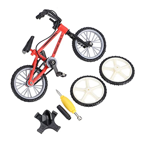 VANZACK 1Set Mini Alloy Finger Bicycle Desktop Sport Model for Present for Bike Lovers Realistic Details for Finger
