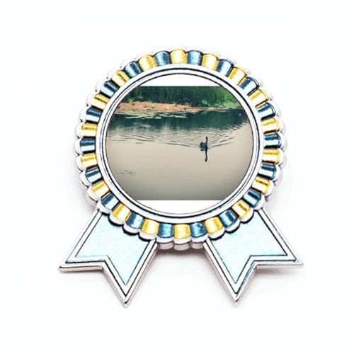 Broche pour photographie de lauréat Ducks Lake M métal pour photographe