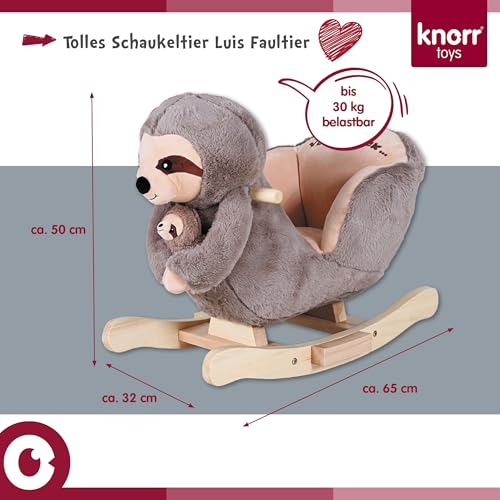 knorr toys 40396 - Schaukeltier Luis Faultier