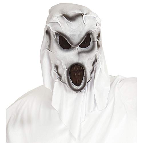 Widmann 13138 Ululante Ghost Mask Adult-One Size, Multi-coloured