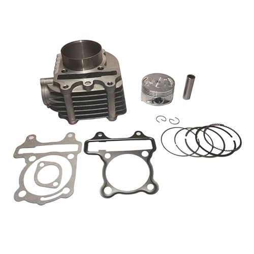 63mm 61mm Big Bore Cylinder Kit Block Piston Set For 4 Stroke GY6 170cc 180cc 200cc 1P61QML 1P63QMJ Engine ATV Quad 4 Wheeler (Component)(62.5MM)
