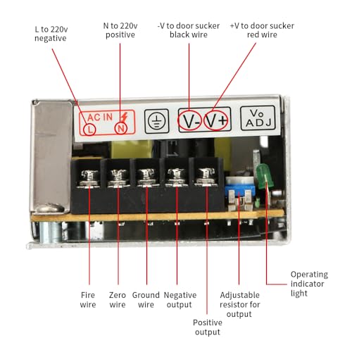 Image of Power Supply, 12V 5A 60W LED Driver Universal Regulated Switch Power Supply Converter for Radio Camera LED Light and more