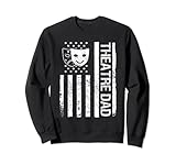 Theatre Dad Acteur du drapeau américain américain Sweatshirt