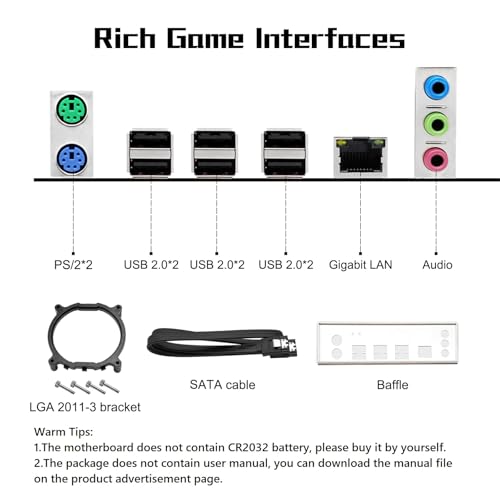 MACHINIST X99 Motherboard LGA 2011-3 Micro ATX Motherboard For Intel E5 V3 V4 Series CPUs, DDR4 Max 128GB, NVME/NGFF M.2, PCIe 3.0, Gigabit LAN