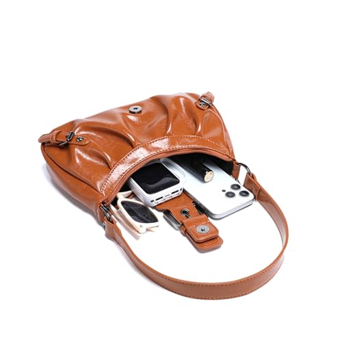 Shoulder Bag for Women Top Handle Handbag Purse Y2K Hobo Clutch Small Punk Purse Trendy2