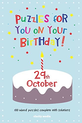 Puzzles for you on your Birthday - 29th October