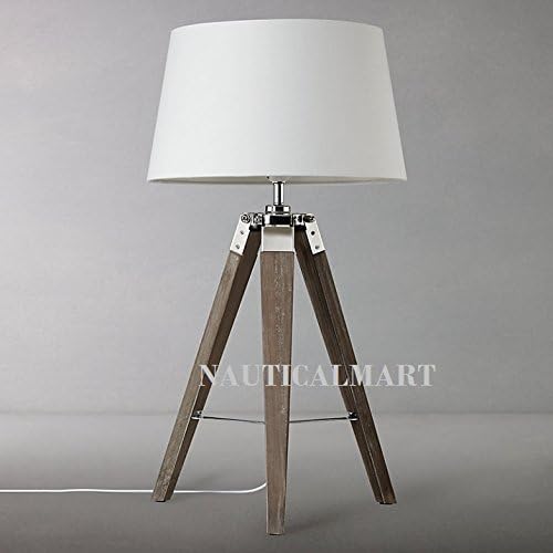 Tripod Table Lamp, Grey Home Decor Floor Lamp