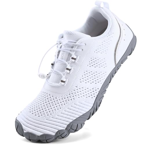 Image of WateLves Barefoot Water Shoes Men Women Wide Toe Box Minimalist Gym Sneakers Zero Drop Walking Shoes for Training Yoga Beach Hiking