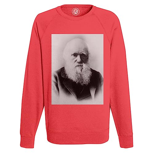 Sweat Shirt Homme Charles Darwin pull imprimé scientifique vintage