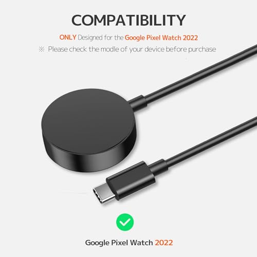 Ninki 30865 Charger Stand Holder Dock Compatible For Google Pixel Watch Charging Stand Station Aluminum,Metal Pixel Watch Charging Pixel Watch Charger Stand For Google Pixel 1 Smart Watch Accessories -Black thumb #4