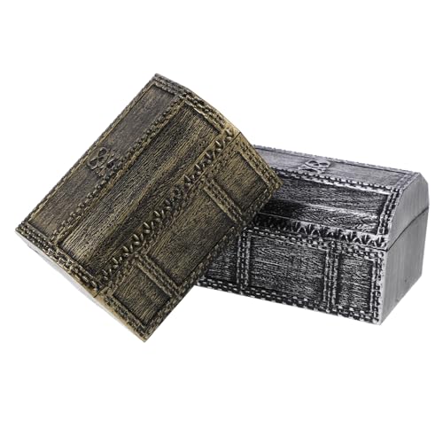 WOONEKY Lot De 2 Boîtes À Trésors Décoratives Vintage Pour Garçons Et Filles