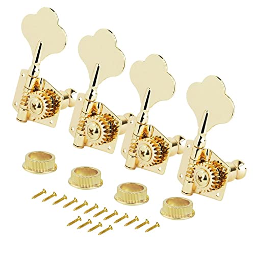 WNWN 4 PIÈCES Têtes De La Machine À Basse 4R Tuning Tuning Tuners Engrenage Ouvert pour Basse Droitier Mécaniques… - Les Beatles, Paul McCartney, John Lennon, RIngo Starr, George Harrison WNWN 4 PIÈCES Têtes De La Machine À Basse 4R Tuning Tuning Tuners Engrenage Ouvert pour Basse Droitier Mécaniques…