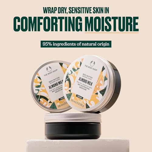 Image of The Body Shop Body Butter | 96hr Nourishing Moisture for Dry Skin | Non-Greasy with Shea Butter for Smoother Softer Skin, Vegan, 200 ml / 6.4 oz