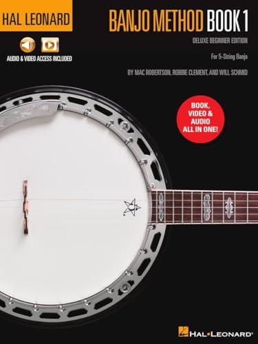 Hal Leonard Banjo Method Book 1 - Deluxe Beginner Edition for 5-S...