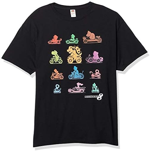 Nintendo Camiseta The Racer para Hombre, Negro, XL | Ya disponible en tu tienda friki favorita! En mundofriki.es!