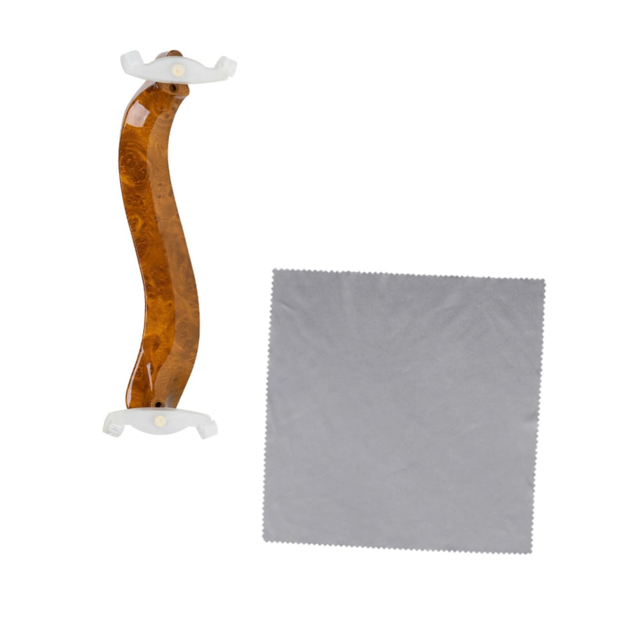 HANABASS 3/4 Violin Shoulder Holder with Pad Multi-directional Adjustment Free Grasping Feet Comfortable Shoulder Support