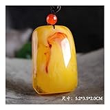 Tipo de Metales: Ninguno YUANYUAN520 La Cera de Abejas Natural Cadena de Moda Pollo Amarillo Cuentas de Madera del suéter de Forma Cuadrada Collar Collar Pendiente for Las Mujeres de los Hombres de joyería de Regalos Joyería