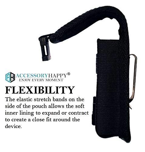 Accessoryhappy KZ-02 Ah Heavy Duty Flip Cell Phone Case, Rugged Flip Phone Holster Clip Holder Phone Nylon Belt Loop Pouch Fits Kyocera Duraxv Extreme Case Gusto 3 Doro S2720 thumb #3