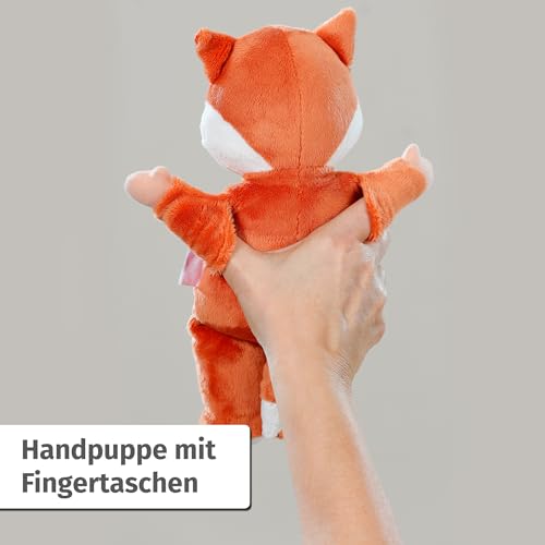 Baby Born for Babies Fuchs, weiche 26 cm Puppe mit Öhrchen und Fingertaschen, für Neugeborene, 836606 Zapf Creation