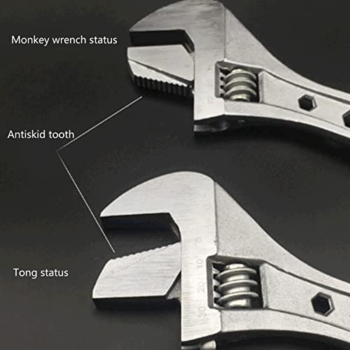 Ferramentas de hardware Chave de macaco para tubo de água multifuncional Abertura grande 40 mm Chave