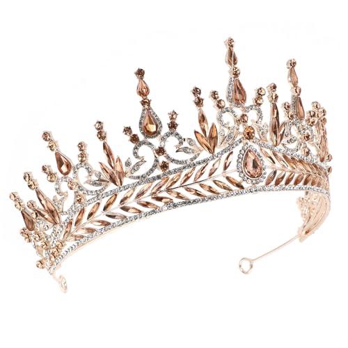 Bijou de tête chic en alliage rose gold pour célébrer votre mariage avec élégance