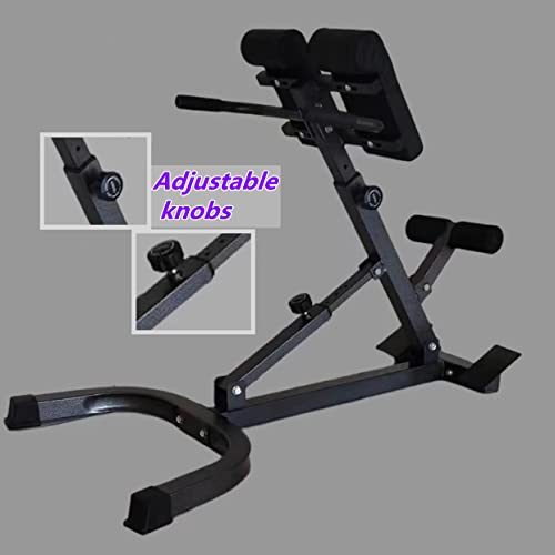 Commax Hyperextension Roman Chair Back Extension Bench Foldable Fitness Machine For Home Gym Adjustable Waist Abdominal Back Machine #TOP4