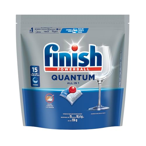 Catálogo para Comprar On-line Sal para Lavavajillas favoritos de las personas. 42 Finish® Quantum Detergente en Tabletas para Lavavajillas, 15 tabletas, Sin necesidad de pre-lavar para una limpieza profunda y duro contra la grasa