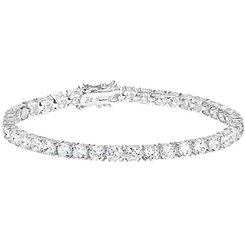 Amazon Essentials Sterling Silver CZ Tennis Bracelet Cover