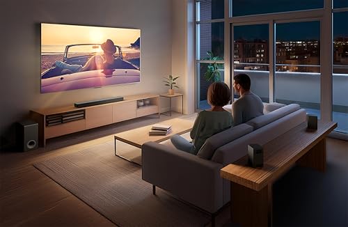 Image of LG S80TR 5.1.3 ch. OLED evo TV Matching Home Theater Soundbar with Rear Surround Speakers and Wireless Subwoofer, Wow Orchestra, Dolby Atmos, WOWCAST Built-in (2024 Model)