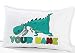 Personalized Cute Dinosaur Boys Pillow Case - ( Standard Size 20X30 ) Christmas gift Birthday Gift idea for boys kids room decor