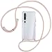 Produktbild mtb more energy® Handykette kompatibel mit Xiaomi Mi Note 10, Note 10 Pro (6.47'') - roségold - Smartphone Hülle zum Umhängen - Anti Shock Strong TPU Case