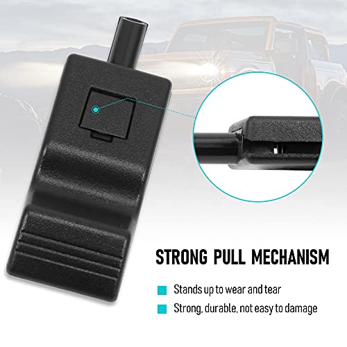 Rdbs Interior Front Or Rear Side Door Lock Knob Tab Car Window Locker Compatible With Chevrolet Gmc Silverado Sierra 2007-2013(07 Classic Model Excluded)[Black X1] #TOP3