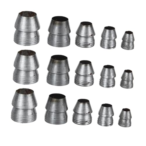 SHINEOFI 15pcs Hammer Handle Wedges Wood Splitting Tool Reinforcement Kit Metal Wedges for Secure Sledge Installation Woodworking Accessories Safety