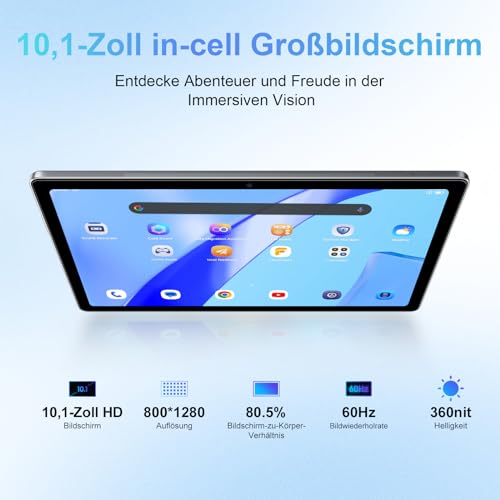 Blackview-Android-13-Tablet-10-Zoll-Tab-10-WiFi-1688-GB-RAM-256GB-ROM-2TB-Erweiterung-Octa-Core-Gaming-Tablet-5G-WiFi-Tablet-13MP5MP-Kamera-7680mAh-Akku-PC-ModeType-C-Grau