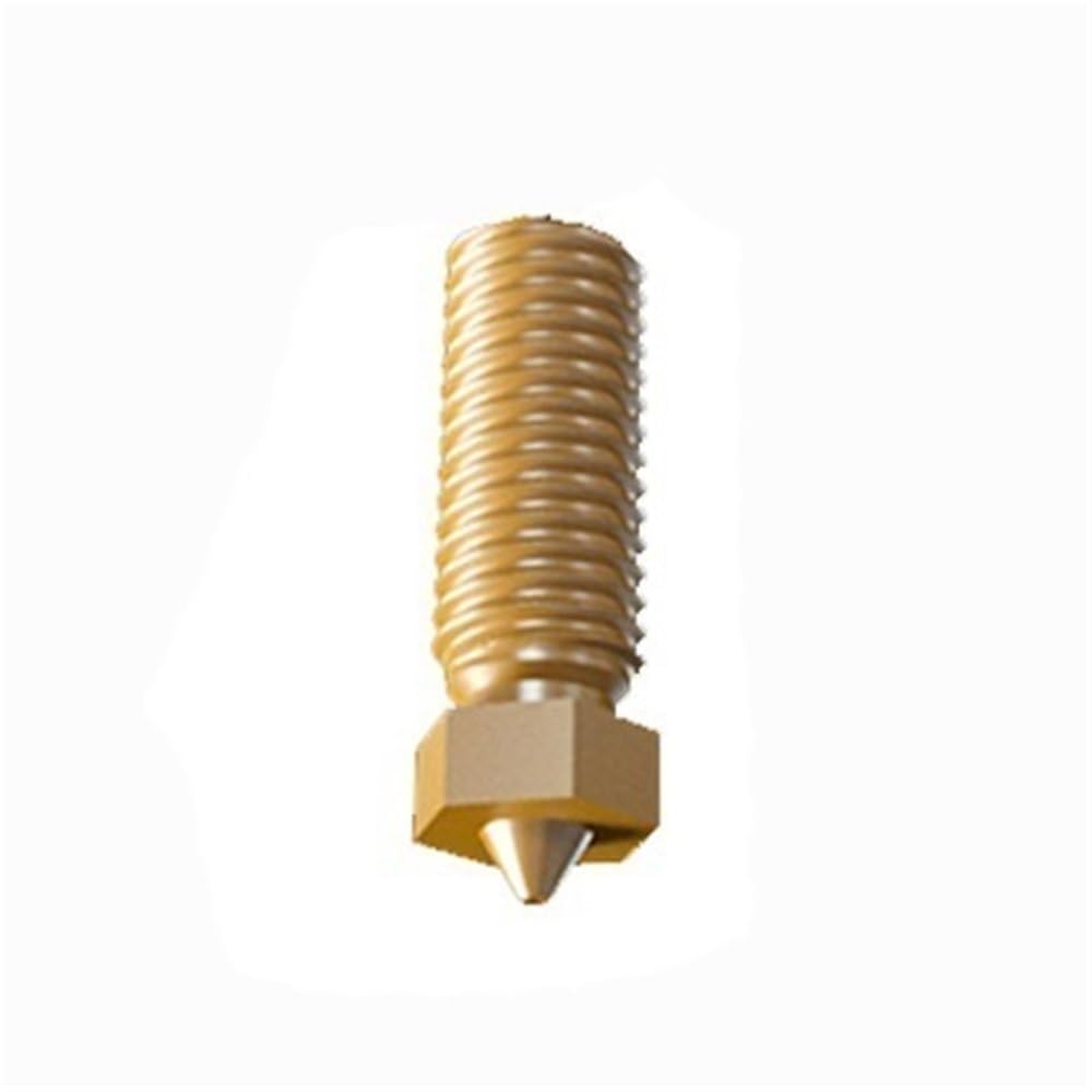 3D-Druckerteil 5PCS 0,4/0,5/0,8mm 3D Drucker Hotend Düse, Doppel Löcher Extruder Teil Messing Druckkopf block, Ersatz for V400(0.4mm)